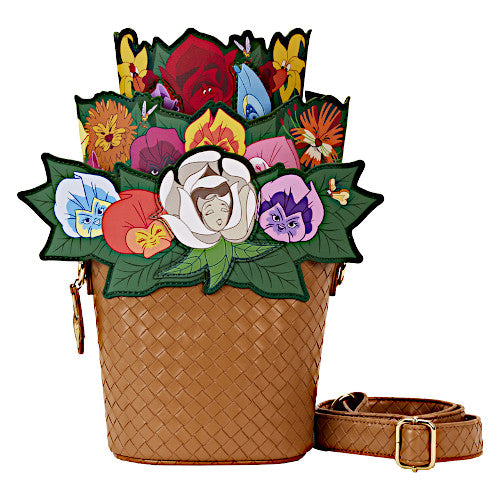 EXCLUSIVE DROP: Loungefly Alice In Wonderland Singing Flower Basket Crossbody Bag - 1/12/24