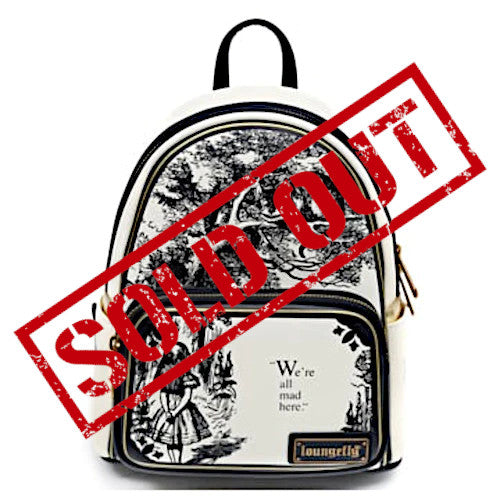 EXCLUSIVE RESTOCK: Loungefly Alice In Wonderland We're All Mad Here Mini Backpack - 5/2/23