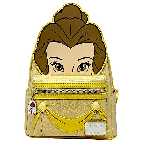 EXCLUSIVE DROP: Loungefly Beauty And The Beast Belle Glitter Cosplay Mini Backpack - 5/21/24