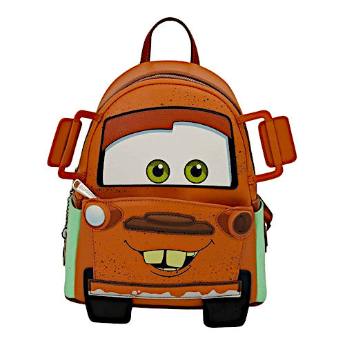 EXCLUSIVE RESTOCK: Loungefly Cars Tow Mater Cosplay Mini Backpack - 1/30/24