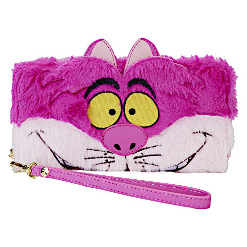 EXCLUSIVE DROP: Loungefly Cheshire Cat Plush Wristlet Wallet - 4/9/24