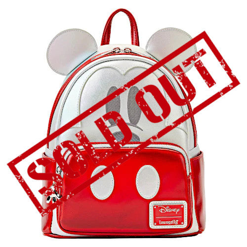 EXCLUSIVE RESTOCK: Loungefly Disney100 Platinum Mickey Mouse Cosplay Mini Backpack (LE) - 8/18/23