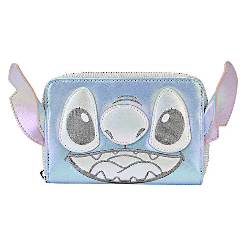 EXCLUSIVE DROP: Loungefly Disney100 Platinum Stitch Cosplay Wallet (LE 1200) - 6/26/23