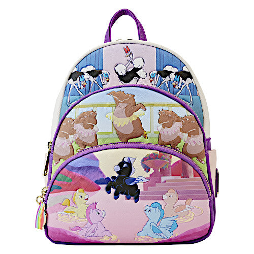 EXCLUSIVE DROP: Loungefly Disney Fantasia Scenes Triple Pocket Mini Backpack - 6/23/23