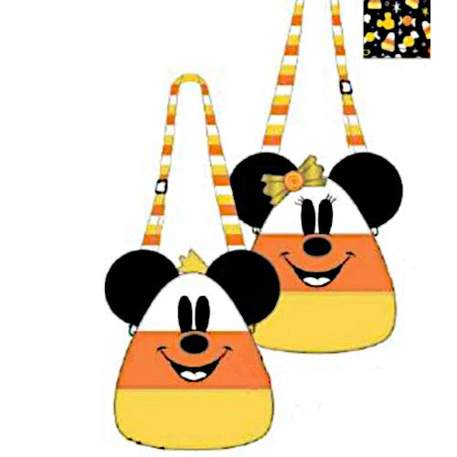 Loungefly Mickey & Minnie Candy Corn Crossbody Bag