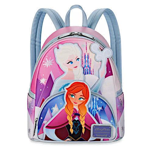EXCLUSIVE DROP: Loungefly Disney Parks Frozen Elsa & Anna Mini Backpack - 10/2/23