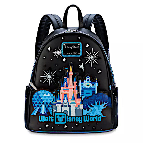 EXCLUSIVE DROP: Loungefly Disney Parks Walt Disney World Icons Mini Backpack - 1/15/24
