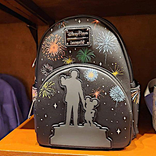 EXCLUSIVE VIP PICKUP: Loungefly Disney Parks Walt Disney & Mickey Mouse Partners Statue Mini Backpack - 9/26/23