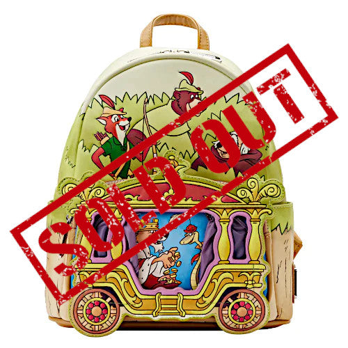 EXCLUSIVE DROP: Loungefly Disney Robin Hood Prince John Carriage Mini Backpack (LE 1700) - 11/15/22