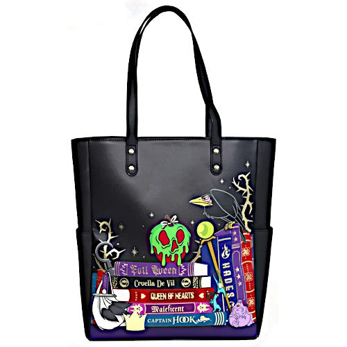 EXCLUSIVE DROP: Loungefly Disney Villains Books Tote Bag - 9/12/23