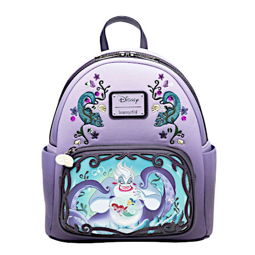 EXCLUSIVE DROP: Loungefly Disney Villains Scenes Ursula Mini Backpack - 3/22/24