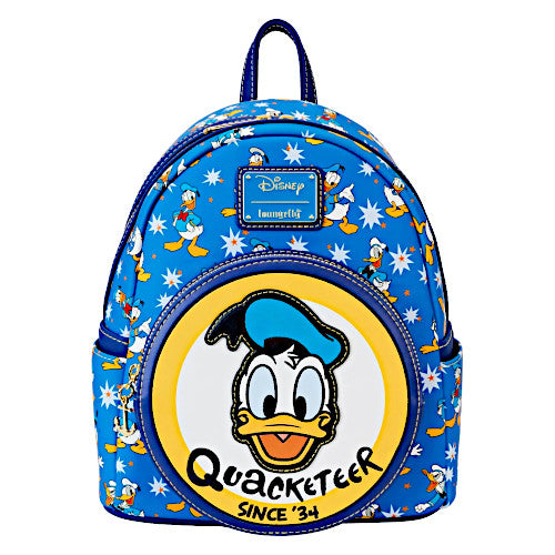 EXCLUSIVE DROP: Loungefly Donald Duck Quacketeer 90th Anniversary Mini Backpack - 5/10/24