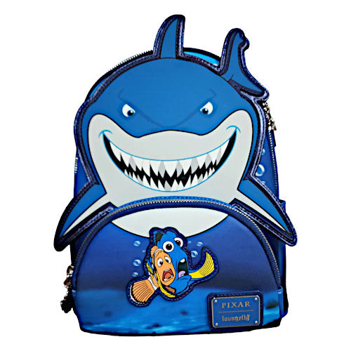 EXCLUSIVE DROP: Loungefly Finding Nemo Bruce, Marlin & Dory Mini Backpack