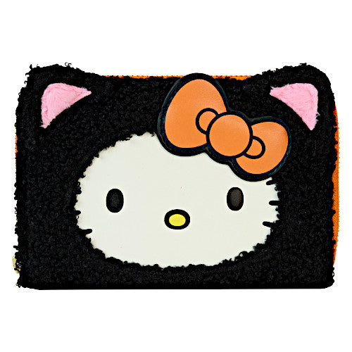 EXCLUSIVE DROP: Loungefly Halloween Hello Kitty In Costume Sherpa Glow Wallet - 7/19/24