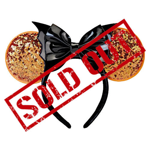 EXCLUSIVE DROP: Loungefly Halloween Minnie Mouse Sequin Ear Headband - 9/6/23