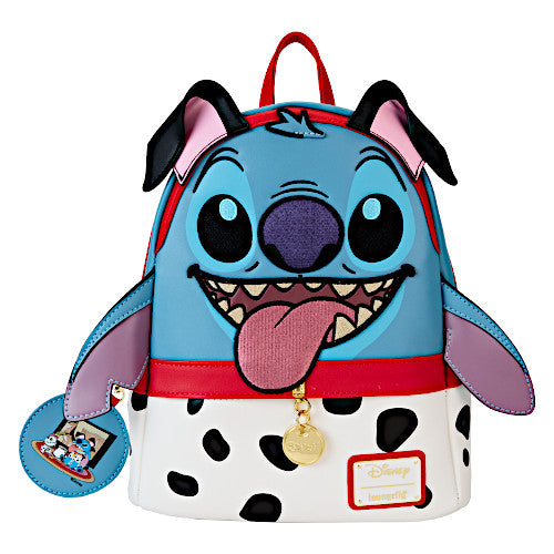 EXCLUSIVE DROP: Loungefly Halloween Stitch In 101 Dalmatians Costume Mini Backpack - 8/16/24