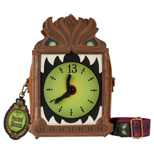 Loungefly Haunted Mansion Clock Crossbody Bag
