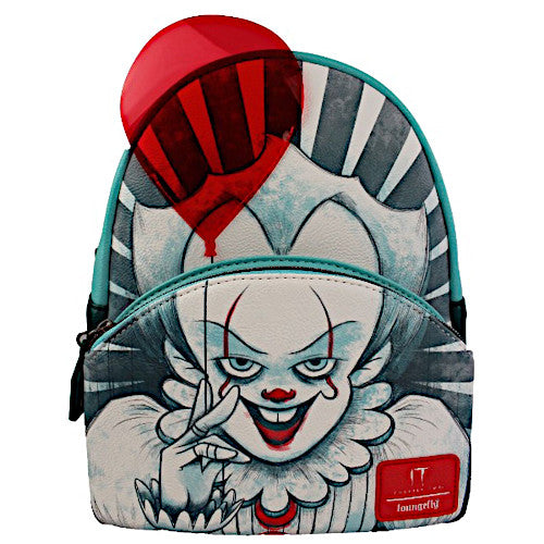 EXCLUSIVE DROP: Loungefly IT Pennywise With Balloon Mini Backpack - 8 ...