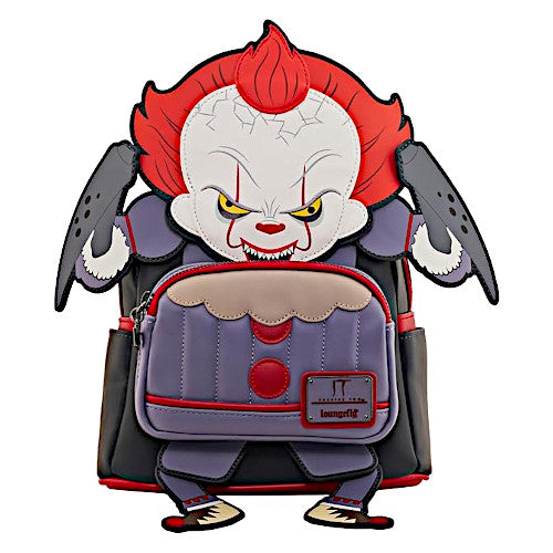 EXCLUSIVE DROP: Loungefly IT Chapter Two Pennywise Cosplay Mini Backpack - 10/12/23