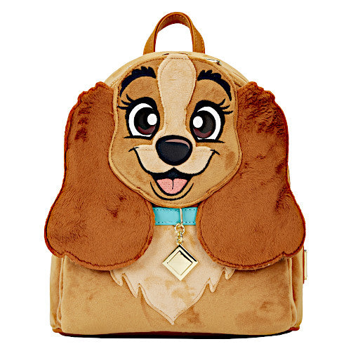 EXCLUSIVE DROP: Loungefly Lady And The Tramp Lady Plush Cosplay Mini Backpack - 1/2/24