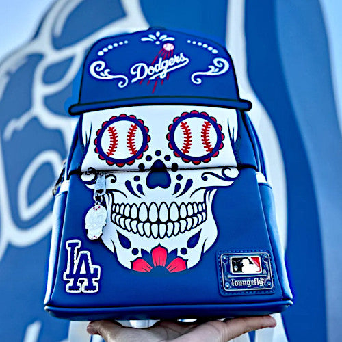 EXCLUSIVE DROP: Loungefly Los Angeles Dodgers Day Of The Dead Mini Backpack - 8/19/23