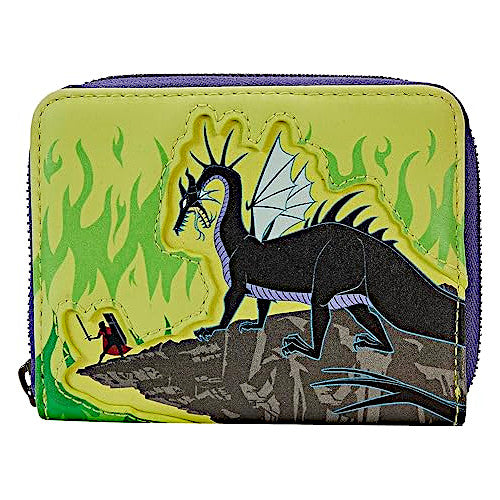 Loungefly, Bags, Loungefly Modern Pinup Exclusive Maleficent Dragon With  Glow In The Dark Flames
