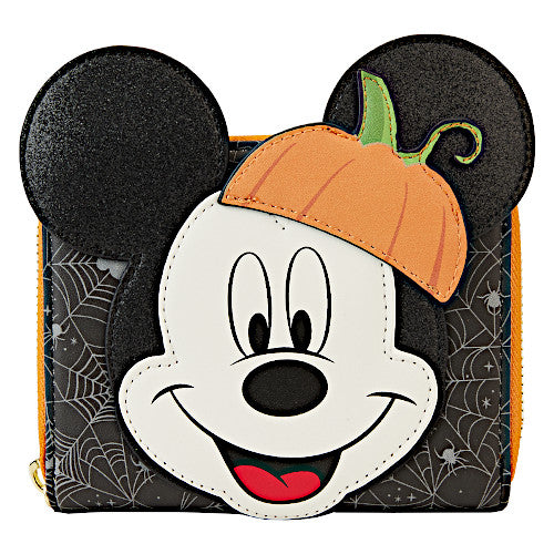 EXCLUSIVE DROP: Loungefly Mickey Mouse Pumpkin Glow Wallet - 8/21/23