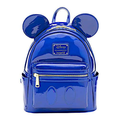 EXCLUSIVE DROP: Loungefly Mickey Mouse Sapphire Holographic Mini Backpack - 4/5/24