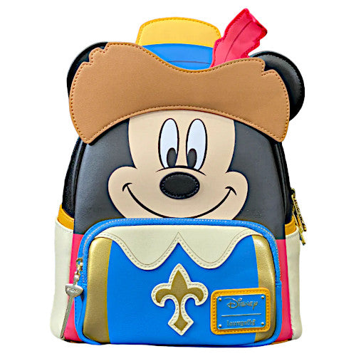 EXCLUSIVE DROP: Loungefly Mickey Mouse Three Musketeers Cosplay Mini Backpack - COMING SOON