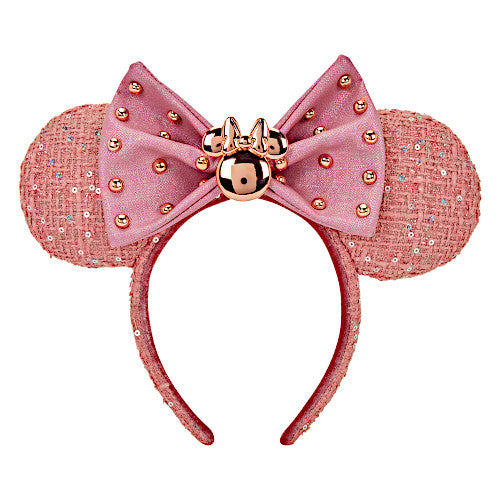 EXCLUSIVE DROP: Loungefly Minnie Mouse Glitter Tweed Ears Headband - 11/7/25