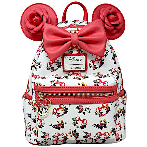 EXCLUSIVE DROP: Loungefly Minnie Mouse Roses Mini Backpack - 2/1/24