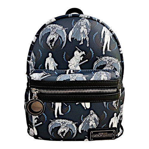 EXCLUSIVE DROP: Loungefly Moon Knight Character AOP Mini Backpack - 2/13/24
