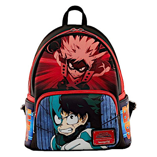 EXCLUSIVE DROP: Loungefly My Hero Academia Deku Vs. Kacchan Mini Backpack