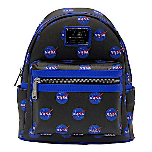 EXCLUSIVE DROP: Loungefly NASA Logo AOP Mini Backpack - 6/21/24