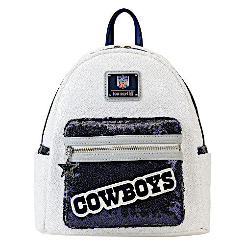 Loungefly NFL Dallas Cowboys Sequin Mini Backpack