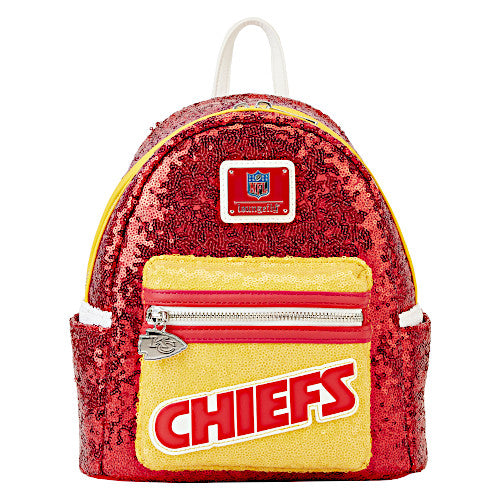 Loungefly NFL Kansas City Chiefs Sequin Mini Backpack