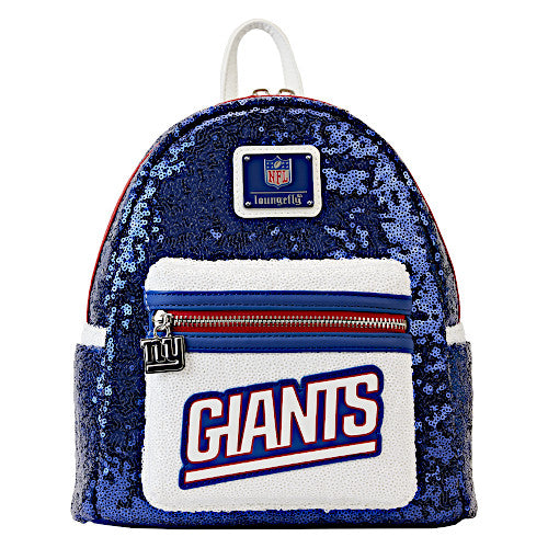 Loungefly NFL New York Giants Sequin Mini Backpack