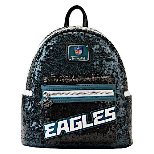 Loungefly NFL Philadelphia Eagles Sequin Mini Backpack