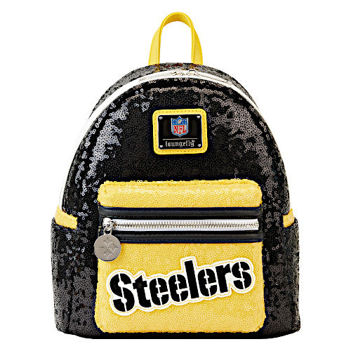 Loungefly NFL Pittsburgh Steelers Sequin Mini Backpack