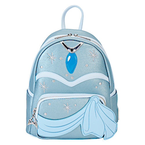 EXCLUSIVE DROP: Loungefly Princess Tiana Blue Gown Glitter Cosplay Mini Backpack - 6/17/24