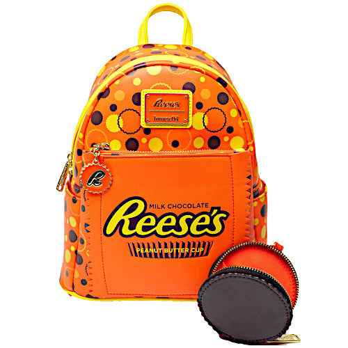 EXCLUSIVE DROP: Loungefly Reese's Mini Backpack With Peanut Butter Cup Coin Purse - 8/19/23