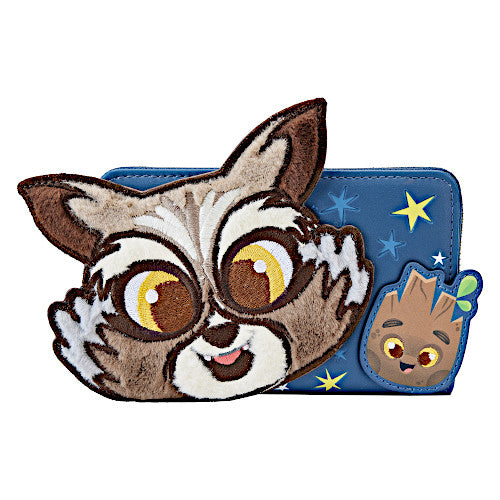 EXCLUSIVE DROP: Loungefly SDCC 2023 Guardians Of The Galaxy Rocket & Groot Wallet - 7/20/23