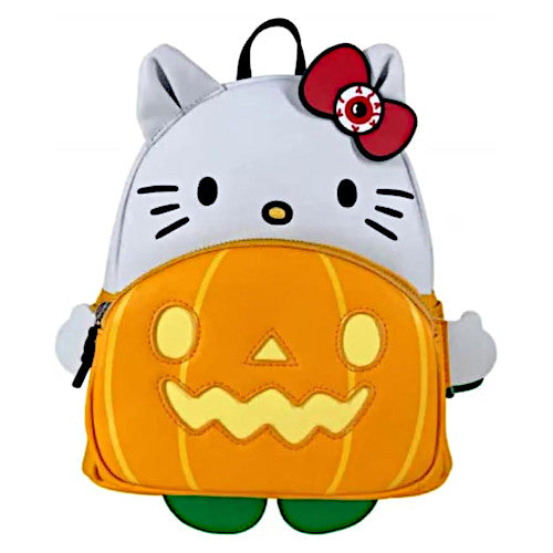 EXCLUSIVE DROP: Loungefly Sanrio Hello Kitty Holding Pumpkin Glow Cosplay Mini Backpack - 6/10/24