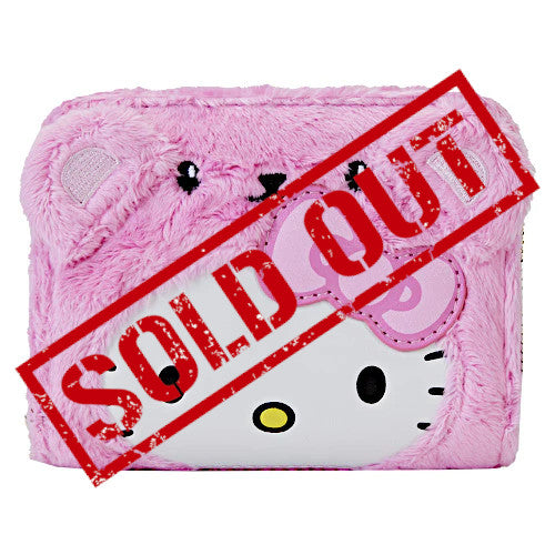 EXCLUSIVE DROP: Loungefly Sanrio Hello Kitty Teddy Bear Cosplay Plush Wallet - 11/10/23