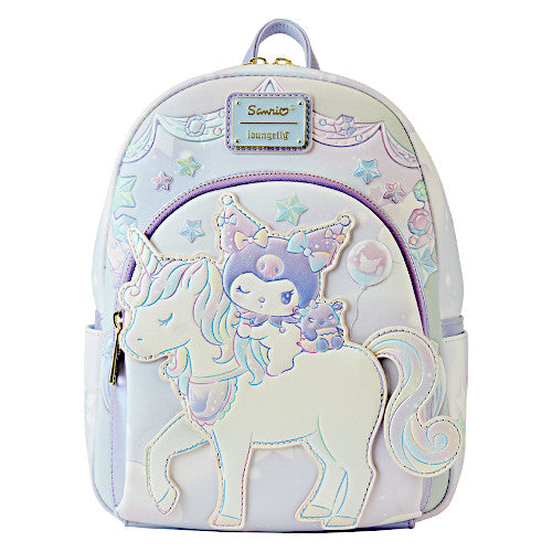 EXCLUSIVE DROP: Loungefly Sanrio Kuromi Carnival Unicorn Mini Backpack - 11/1/23