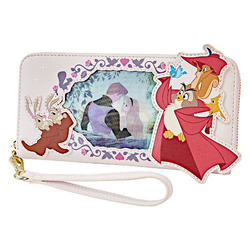 Loungefly Sleeping Beauty Princess Lenticular Series Wristlet Wallet