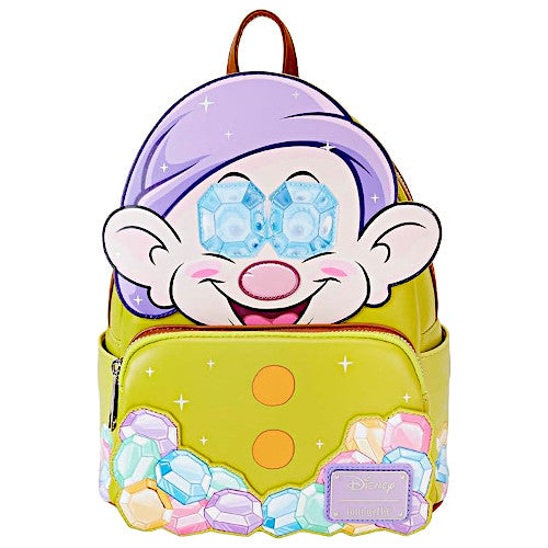 EXCLUSIVE RESTOCK: Loungefly Snow White Diamond Dopey Mini Backpack - 7/2/24