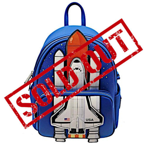 EXCLUSIVE DROP:  Loungefly Space Shuttle Mini Backpack (LE 1000) - 8/31/22