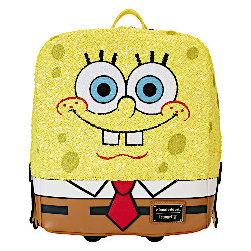 EXCLUSIVE DROP: Loungefly SpongeBob SquarePants Sequin Cosplay Mini Backpack - 4/1/24