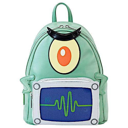 EXCLUSIVE DROP: Loungefly SpongeBob SquarePants Plankton Lenticular Cosplay Mini Backpack - 7/14/23